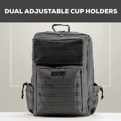 TACTICAL PRO BACKPACK 45L (SMOKE GREY W/ BLACK)