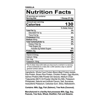 MRE LITE Whole Food Protein - 20 Servings