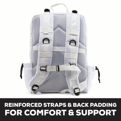 TACTICAL PRO BACKPACK 45L (WHITE W/ BLACK)