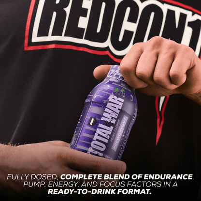 TOTAL WAR Ready To Drink Preworkout (12 Servings) - Fully Dosed