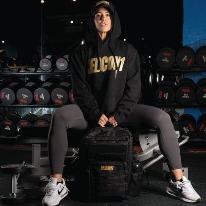 Tactical Pro BACKPACK 45L (Black w/ Gold)