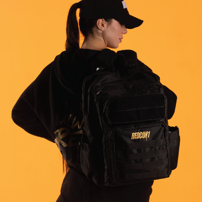 Tactical Pro BACKPACK 45L (Black w/ Gold)