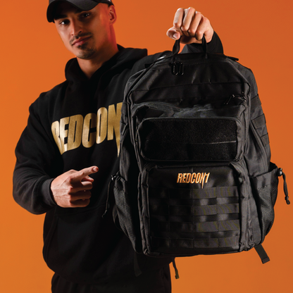 Tactical Pro BACKPACK 45L (Black w/ Gold)